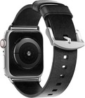 Nomad Modern Strap For Apple Watch 40mm 38mm   Black Leather   Silver Hardware