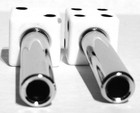 Door Lock Knobs White Dice Screw On Inside Threaded 10-32 Plastic Up 70041