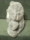12  Vintage Dan Dee Fluffy Teddy Precious Bear Grey Stuffed Animal Plush Toy 