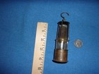 Rare Antique Brass Prototype Coal Mine Mining Miners Salesman Sample Safety Lamp