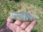 Large Clovis Fluted Reproduction Arrowhead 