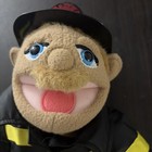 Melissa   Doug Firefighter Hand Puppet  2552 Walter Blaze Brooklyn Guy No Stick