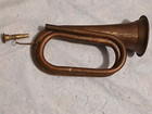 Vtg Civil War Bugle Copper Brass Reproduction Cavalry  Signal  Regiment Horn