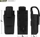 Tactical Molle Flashlight Holder Belt Holster Flashlight Pouch Torch Carry Case