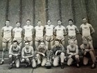 Vintage 1944-45 Martin Marauders Basketball Team Photo B 26 Bombers Wright Field