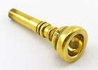 Discounted Early 1950s Vincent Bach New York 3c Gold American Cornet Mouthpiece