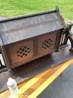 Antique Victorian Carved Walnut Topper Shelf Salvage Fireplace Pipe Holder