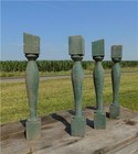 4 Balusters Green Wood Architectural Salvage Spindles Porch Post House Trim A12 