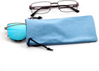 Soft Eyeglass Pouch 3 Pack - Pouch For Glasses Microfiber Screen Cleaning Bag