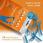 Grin Tongue Cleaner  48 Count  Disposable 48 Count  pack Of 1   Orange