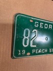 1968 Georgia License Plate 3 Digit   108 Ga