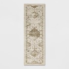 Washable Vintage Tufted Distressed Accent Rug - Threshold  Skid-resistant Low