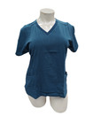 Wonderwink Aero Women s Flex Back V-neck Scrub Top V6129- Caribbean Blue
