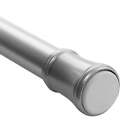 48  - 84  Mainstays Nickel Adjustable Tension Window Curtain Rod  1  Diameter