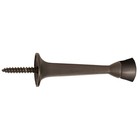 10 Pack Solid Steel Door Stops Rubber Tip Wall Door Protect Bronze