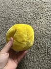 Swibco Puffkins Happy Face Bean Bag Plush Yellow Collectible With Tags