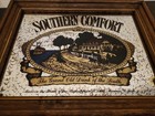 Vtg  the Grand Old Drink Of The South  Southern Comfort Whiskey Bar Mirror Sign