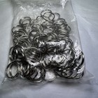 Lot 50  Split Rings Jewelry Fishing Lure Nickel Plated 12mm Jump Ring Keychain
