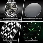 Men s Diamond Business Dress Analog Quartz Stainless Steel Date Luxury Watch