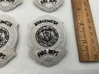 Bridgewater Fire Dept  Massachusetts Badge Collectable Patches 6 Pieces