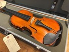 Vintage Chinese Violin Instrument   Hard Case