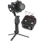 1 4  3 8  Screw Dual Lock Quick Release Plate Clamp Camera Tripod Adapter Base