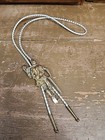 Vtg Shriners Silent Messenger Bolo Tie Collectible Reverse Man   Child Masonic