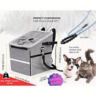Dog And Cat Bike Basket  Expandable Soft Side Pet Backpack With 2 Open Doors