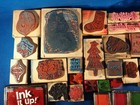 Lot Of Rubber Stamps And Ink