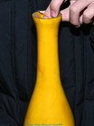 11   Collect Old Chinese Jinsi Nanmu Wood Hand Carved Flower Bottle Vase