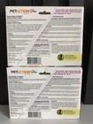 Petaction Pro For Dogs 45-88 Lbs Flea   Tick Treatment 3 Applications New 2 Pac