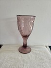 Noritake Sweet Swirl Cranberry Plum Wine Glas 6 75    Set Of 2 Glasses
