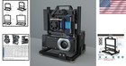 Black Aluminum Mini Tower Pc Case For Micro Atx Motherboards