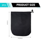2 Pcs Car Side Mirror Covers  210d Oxford Fabric Rearview Mirror Protection 