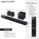 Samsung 11 1 4ch Q Series Subwoofer   Rear Speaker   Wireless Dolby Atmos