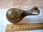 Sharon Spencer Signed Stone Carved Whale Sea Life Inuit Style 1978 Small Chip