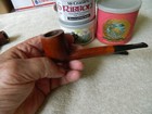 Estate Pipe   2 Italian Made Imported Briar  Smooth   Rusticated  Used