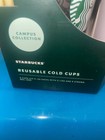Starbucks Campus Collection Reusable Cold Cuos With Lids Straws Set Of 5 24oz