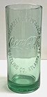 Pair Of Property Of Coca-cola Heavy Green Glass 16 5 Oz  Atlanta Ga 2009