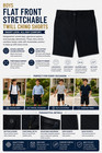 Boy s Stretch Slim Fit School Uniform Twill Shorts Summer Color Free Ship  4-20 