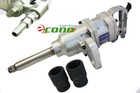 1  Dr  Air Impact Wrench Gun 1900ft-lbs Long Shank Truck Wheels Nut Removal Gun