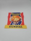 Vintage 1930 s Karmal Pecan Sundae Advertising Parlor Paper Poster Litho