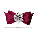 Rhinestone Crystal Wedding Bridal Shoe Bow Boots Clips Detachable Shoes Buckl   
