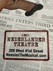 Newsies Nederlander Original Broadway Poster Window Card 14x22