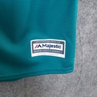 Majestic Mlb Seattle Mariners Baseball Jersey Turquoise Teal Stitch Womens Large