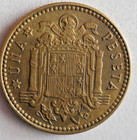 1947  54  Spain Peseta - Excellent Coin - Free Ship - Bin  707