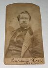 Rare Antique American Civil War Id d Man Benjamin Sherman Cdv Photo Coxsackie Ny