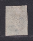 South Australia Scott 3 Used 1855 6d Deep Blue Victoria Imperf Scv  180