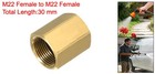 Pressure Washer Connectors M22 Female To M22 Female 4800psi Copper