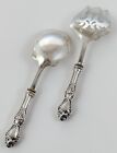 Antique Art Nouveau Whiting Mfg Co Sterling Silver Handle Serving Set As Is